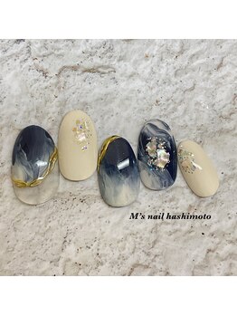エムズネイル 橋本店(M's Nail)/定額制ネイル*4月