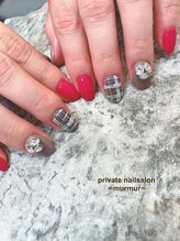 プライベート ネイルサロン マーマ(murmur)/チェックネイル