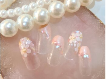 ビーケア 自由が丘店(B.care)/フラワーネイル￥6480