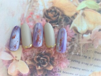 ネイルサロン&スクール ジーナ(GINA)/くすみカラーのマットネイル