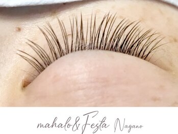 マハロ アンド フェスタ 長野店(mahalo&Festa)/マツエク ダークブラウン