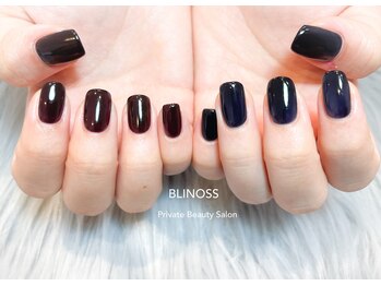 ブリノス(BLINOSS)/ブルーブラック&レッドブラック