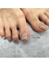 ニュアンスフットネイル！