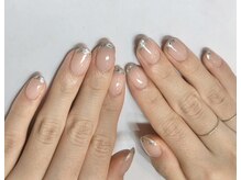 エリンカネイル バイ レシッド 武蔵小杉(erincanail by rcid)/ガラスフレンチ　