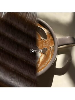ジェジルアイラッシュ 表参道本店(JAEJIL Eyelash)/Brown/カラーエクステ