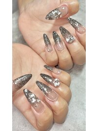 ラメグラ×ストーン☆