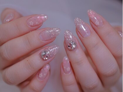 幻之花ネイルの写真