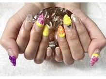 ダブルムーンビューティフル(DOUBLEmoonBeautiful)/爽やかフルーツネイル♪