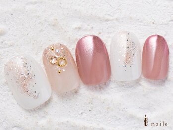 アイネイルズ 横浜WEST店(I-nails)/オフィス大人女子ネイル8480円