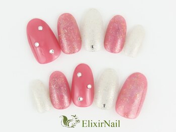 エリクサーネイル 神田(Elixir Nail)/シンプル/クーポン使用