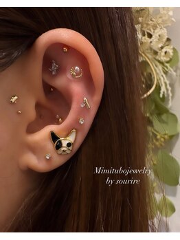 スリール(sourire)/耳ツボジュエリー