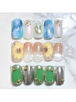 8月定額デザインサンプル　10種