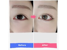 まつげ&眉毛同時施術◎