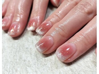 ネイル キッチン モモ(nail kitchen momo)/チークマグネイル＊。