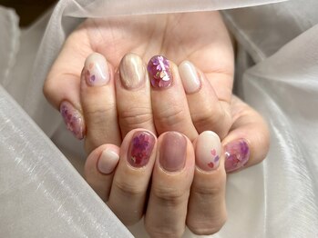 ラーシューシュ(la-chou-chou)/華やかネイルコース ¥7500