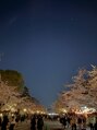リエル(Liel) 毎年恒例、上野公園の夜桜♪2026年も満開の中お花見ができました