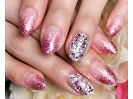 ピンクラメグラデ5