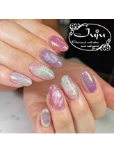 ジュジュ(Juju)/キラキラ　オーロラネイル
