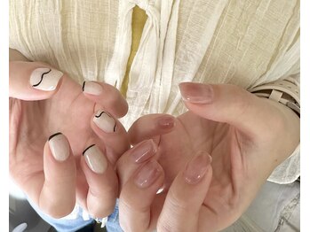 デューネイルスタジオ(dew nail studio)/ニュアンスアシメ