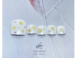 雪の結晶ネイル☆