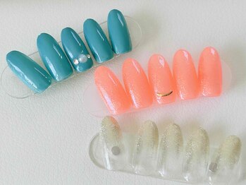 ニコネイル(nico.nail)/定額シンプルコース　　ラメグラ