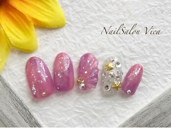 ヴィカ(Vica)/きらきらマーメイドネイル♪