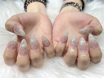 【長さだし／スカルプ】ラメグラ