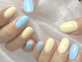 カラフルワンカラーネイル