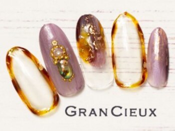 クアトログランシュ 青葉台(QUATRO×GranCieux)/囲みべっ甲×塗りかけネイル