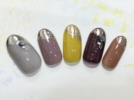 ミラーフレンチネイル