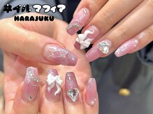 ネイルマフィア 原宿(NAIL MAFIA)/ガーリー/キラキラ/リボン