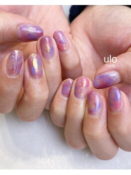 ウロネイルズ(ulo nails)/春色クリアマーブル