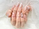 春の桜ネイル