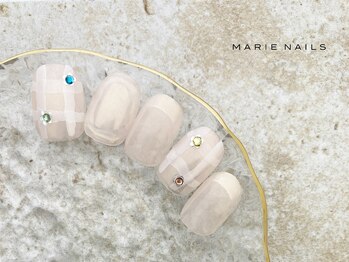 マリーネイルズ 大阪梅田店(MARIE NAILS)/新規7000 ホログラムハート0508b