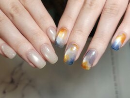 【秋ネイル】ニュアンス