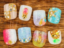 ネイルアンドアイラッシュ テラ 明石店(nail&eyelash Terra)/除去付☆フットジェル