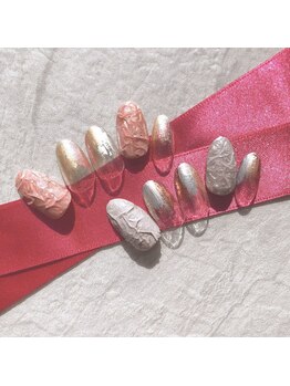 ブリオン 六本松店(Bullion)/ラッピングサテンネイル