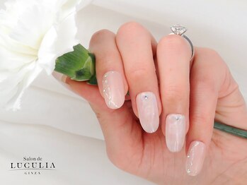 サロンドルクリア 銀座店(Salon de LUCULIA)/#ブライダルネイルニュアンス