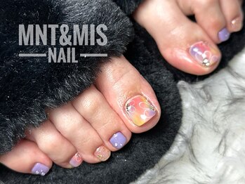 ミントアンドミスネイル(Mnt&Mis NAIL)/【フット持込デザイン】¥9800～
