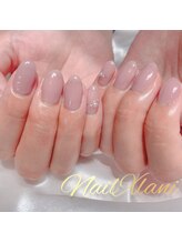 ネイル クロス ラニ 所沢店(Nail×Lani)/シンプルネイル　パラジェル○