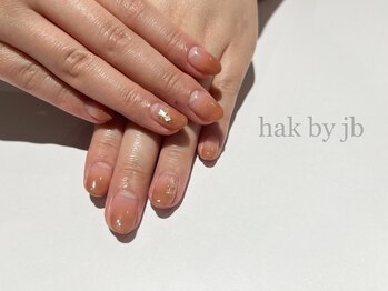 ハク ネイル バイジェービー 稲毛(hak nail byjb)/人気の１本アート