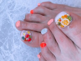 ビタミンを感じるフルーツネイル