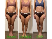 ベルフェム(Bellefemme)の雰囲気(膝の位置や肋骨、脚の長さ、胸、全体的にバランスが◎に変化)