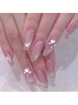 ビジューネイル/冬ネイル/銀座