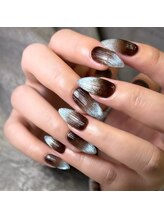 アグア 高円寺(Agua.)/グラデーションマグネットネイル