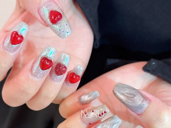 ヌル ネイル 新宿(NURU NAIL)/フラッシュ/マグネット/ハート
