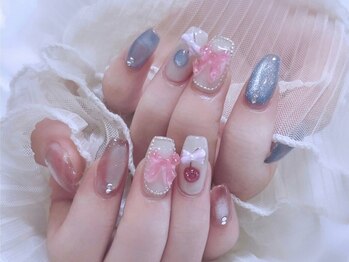 パラジェル フィルイン マグネット 韓国ネイル専門店 salon enu【名古屋駅前店】/韓国定額 [パラジェル/名古屋]
