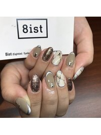 大理石ネイル[新宿/新宿駅]