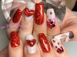 【自爪ネイル】ハートネイル