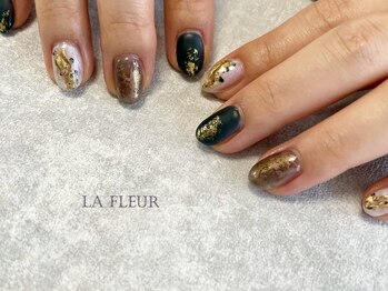 ラ フルール(La Fleur)/秋ネイル